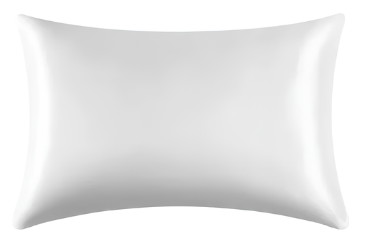Pearl White Silk Pillowcase Queen